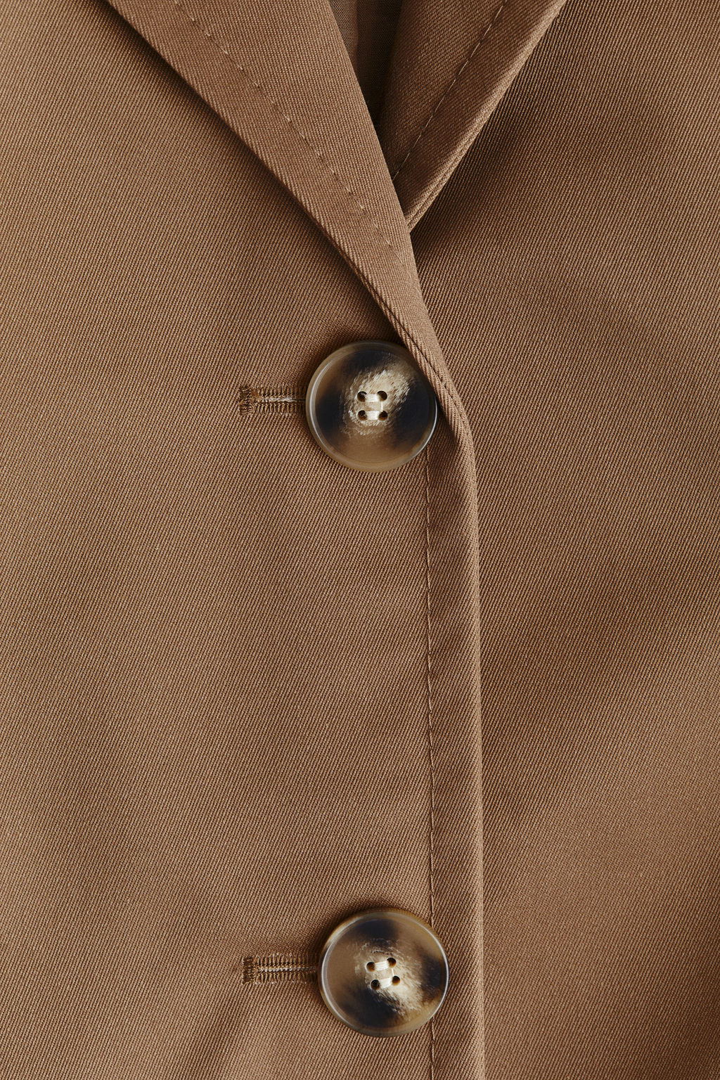 Chaqueta oversize de sarga - H&m фото 7