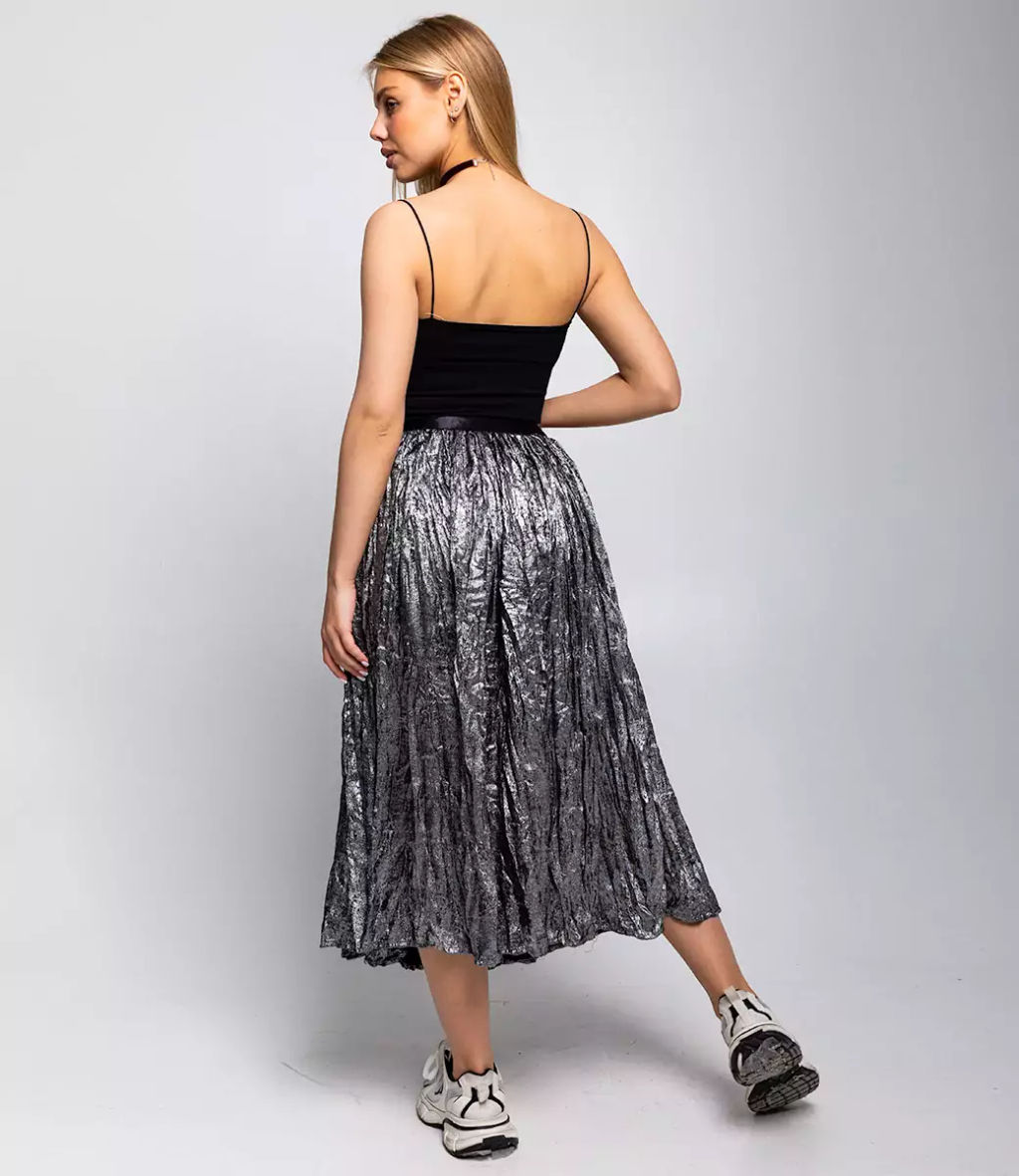 Юбка #КТ8153, серый