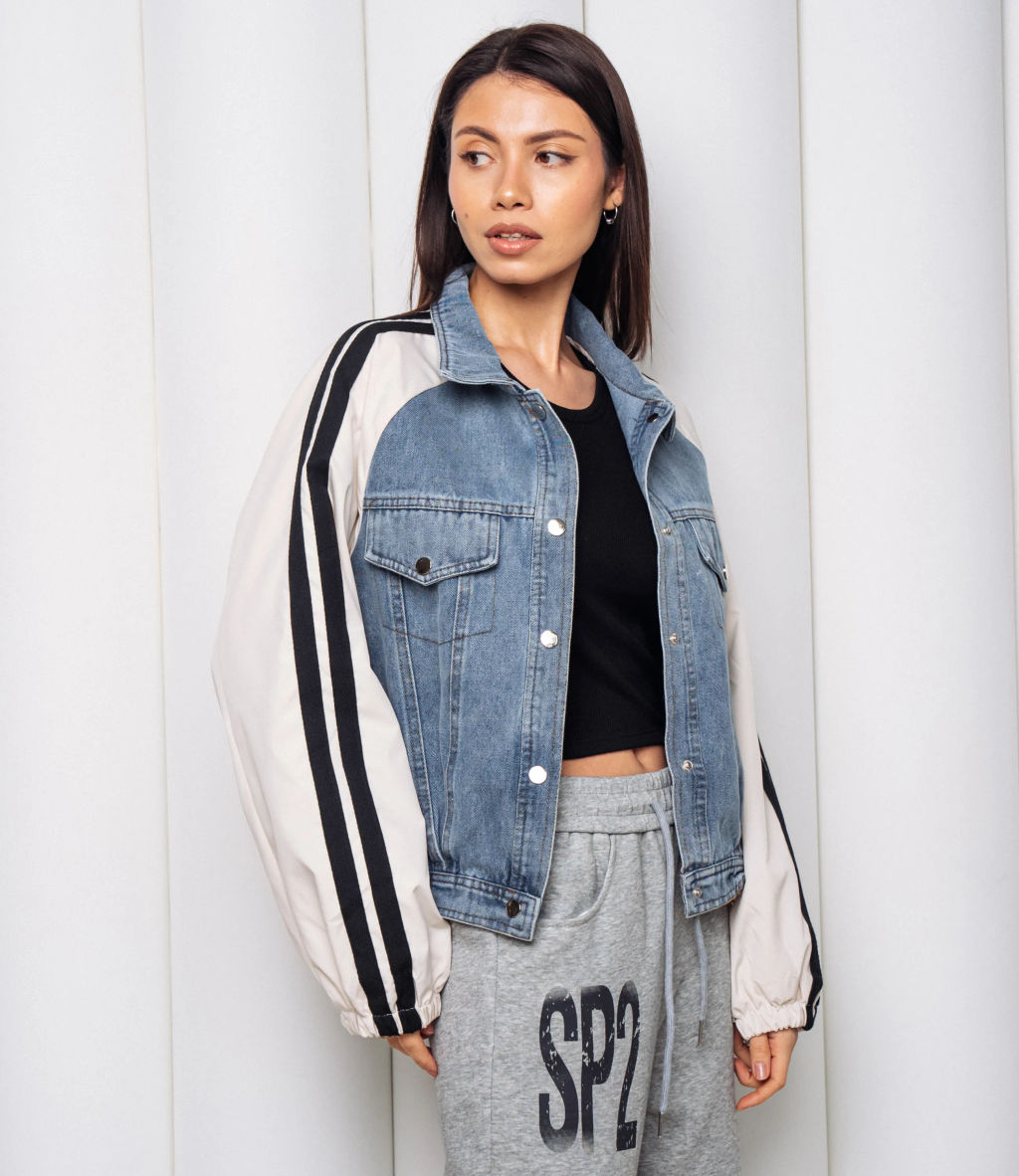 Куртка #КТ612 (5), молочный голубой