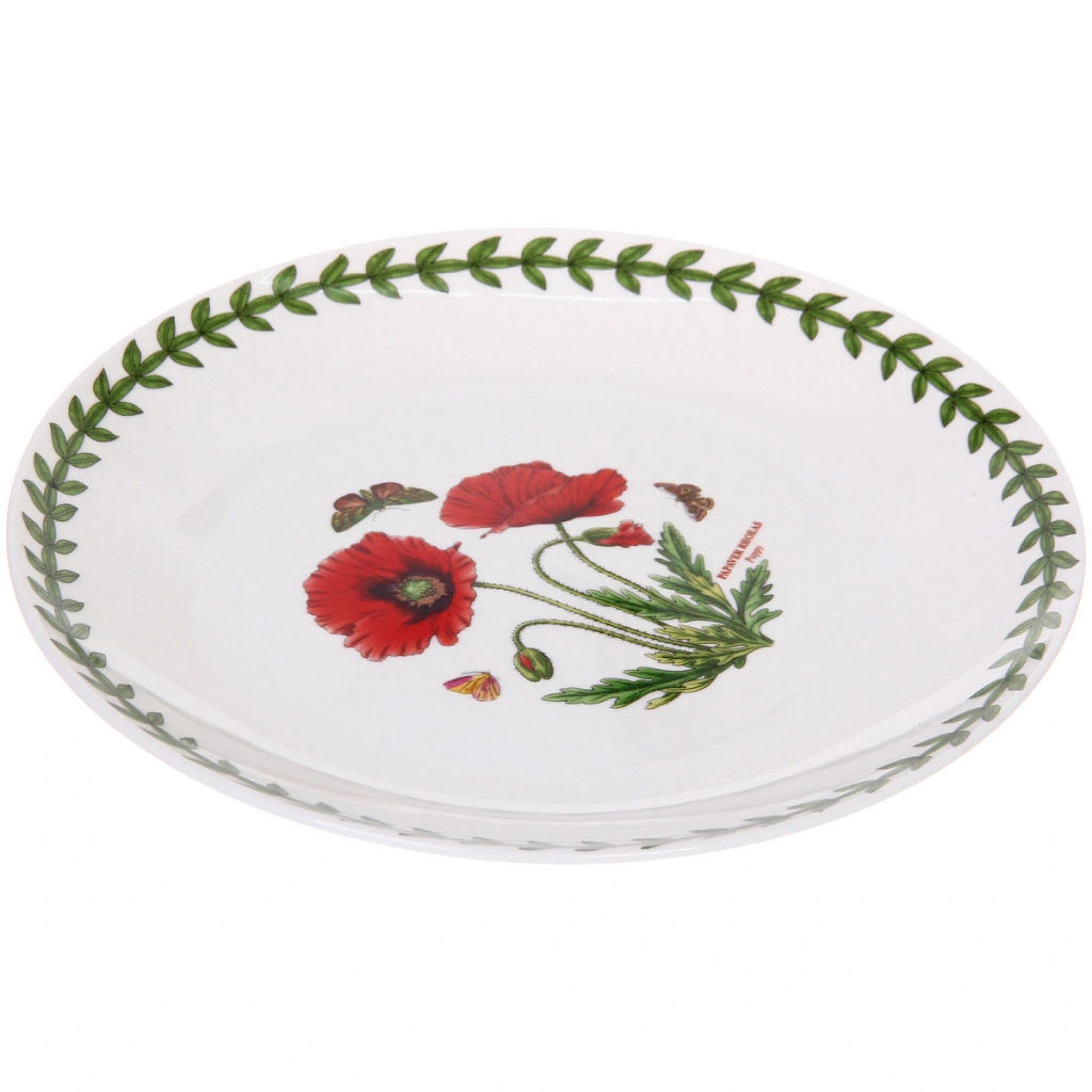 Тарелка керамическая "Цветочная грация" 20см, маки