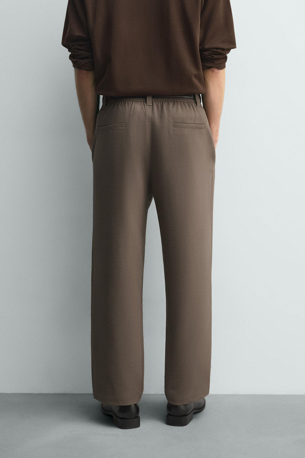 PLEATED RELAXED FIT TROUSERS - Zara фото 22