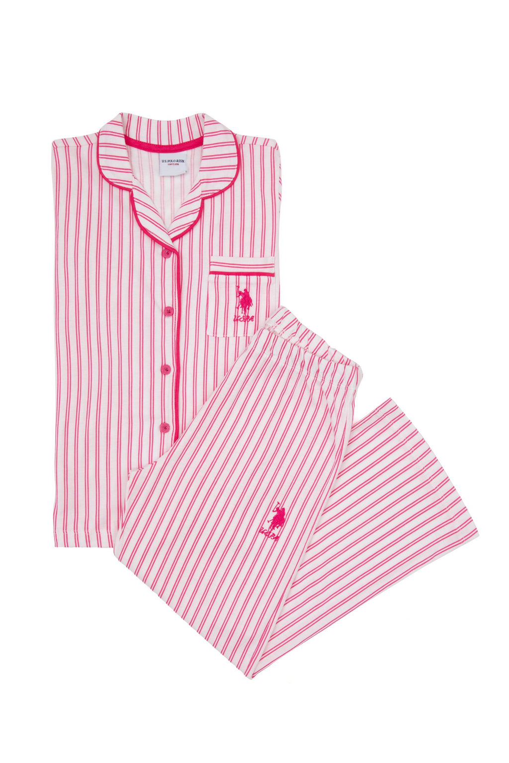 K_z _ocuk Fu_ya _izgili Pijama Tak_m_ Sepette S_rpriz _ndirim - U.s. polo assn фото 2