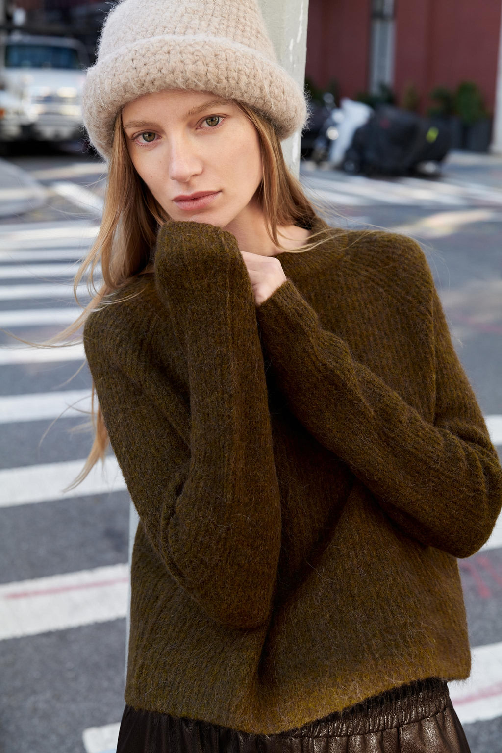 CHUNKY TURN-UP BEANIE - Zara фото 4