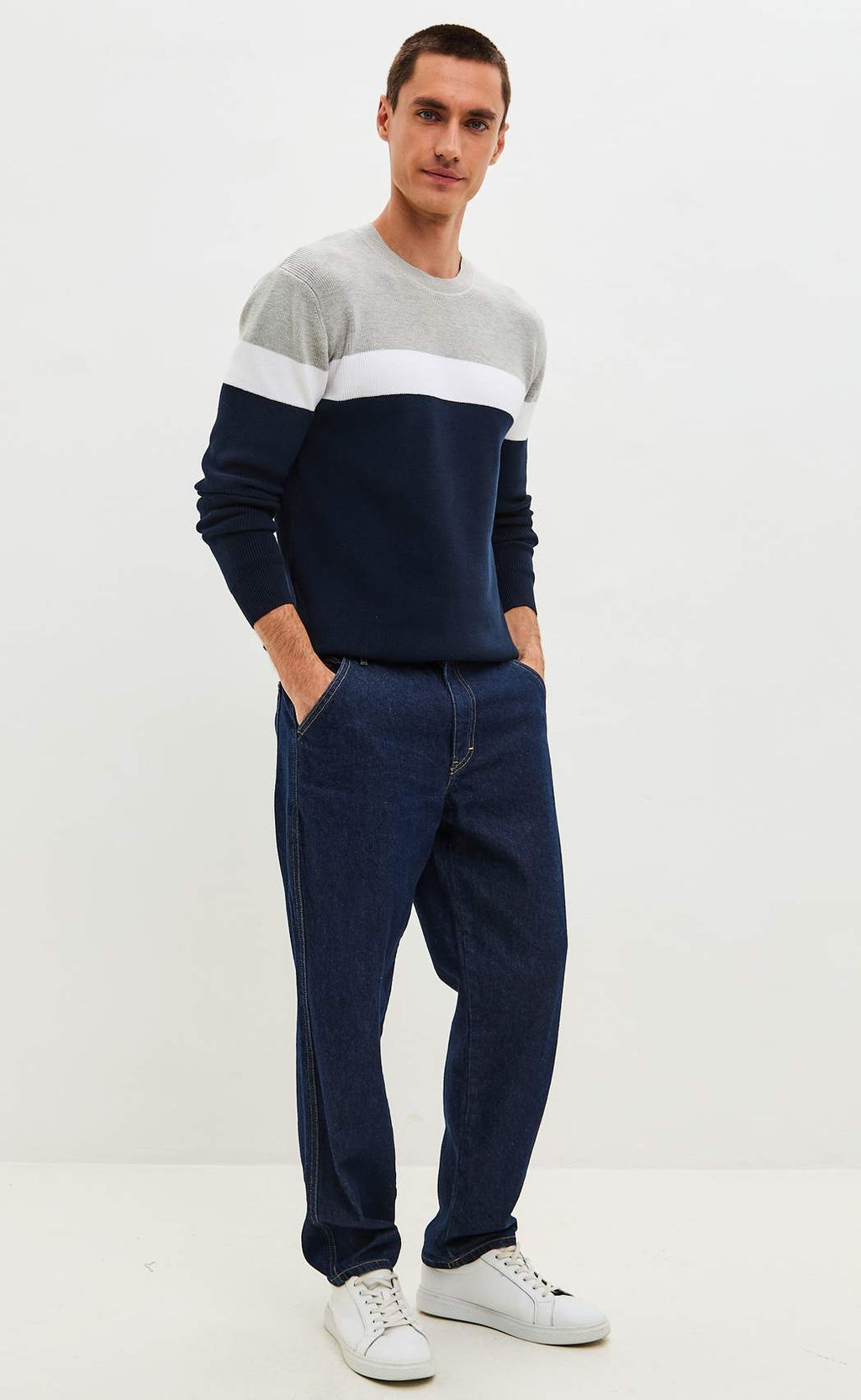 Свитер P521-1568 d.blue - Primm фото 8