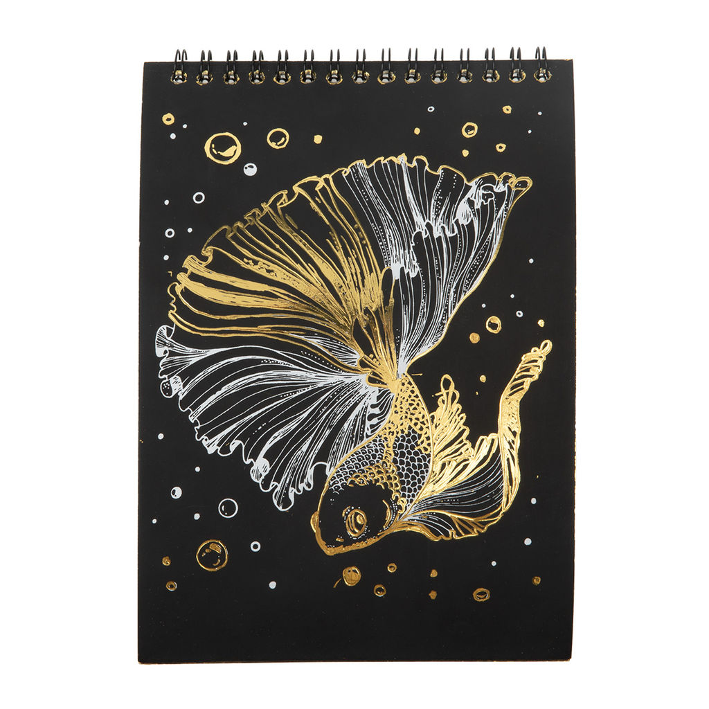 Hobbius GHPB-07 Набор для творчества Гравюра-блокнот 14 x 20 см Безбрежный океан  фото 3