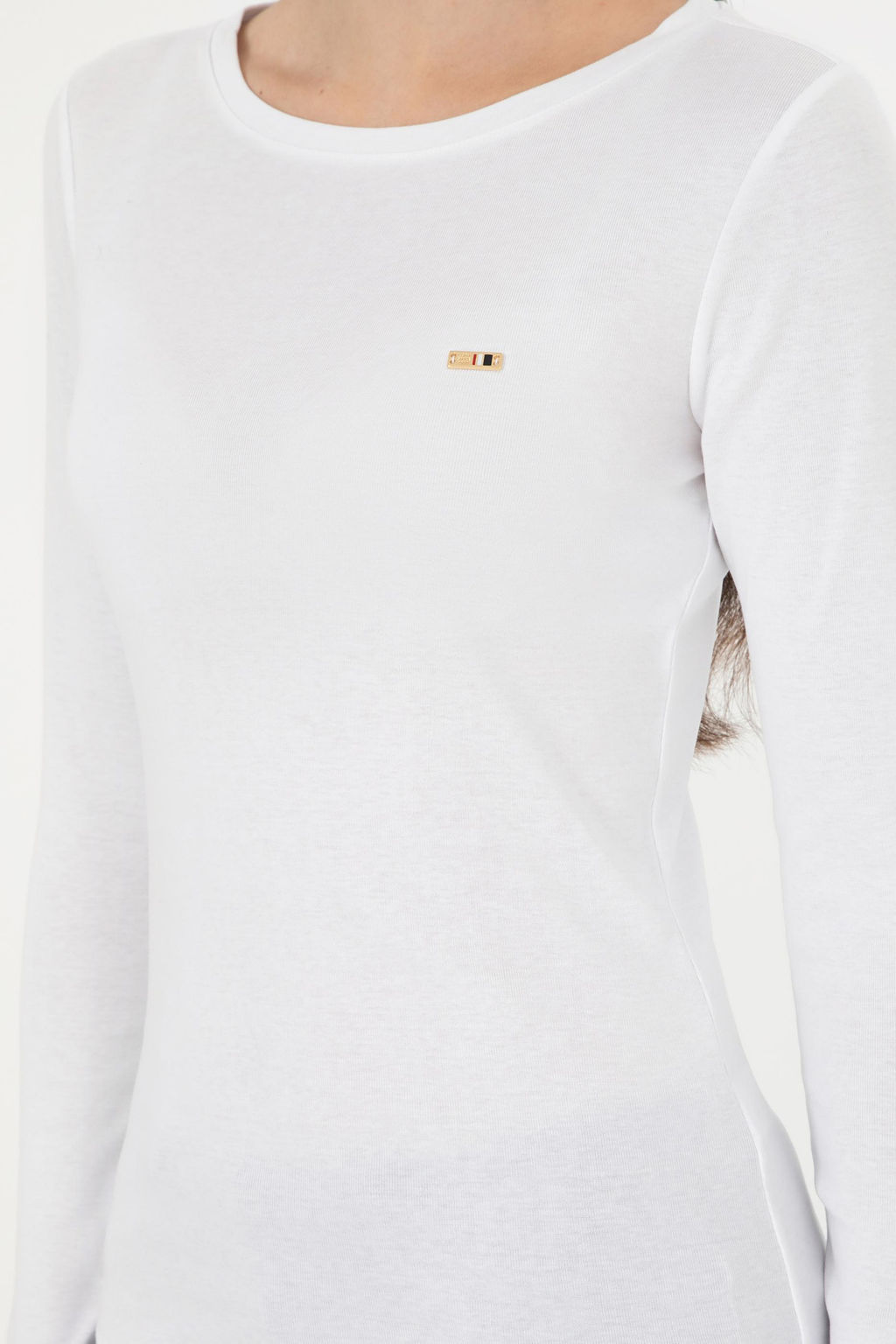 Женский белый свитшот с круглым вырезом Неожиданная скидка в корзине - U.s. polo assn фото 7