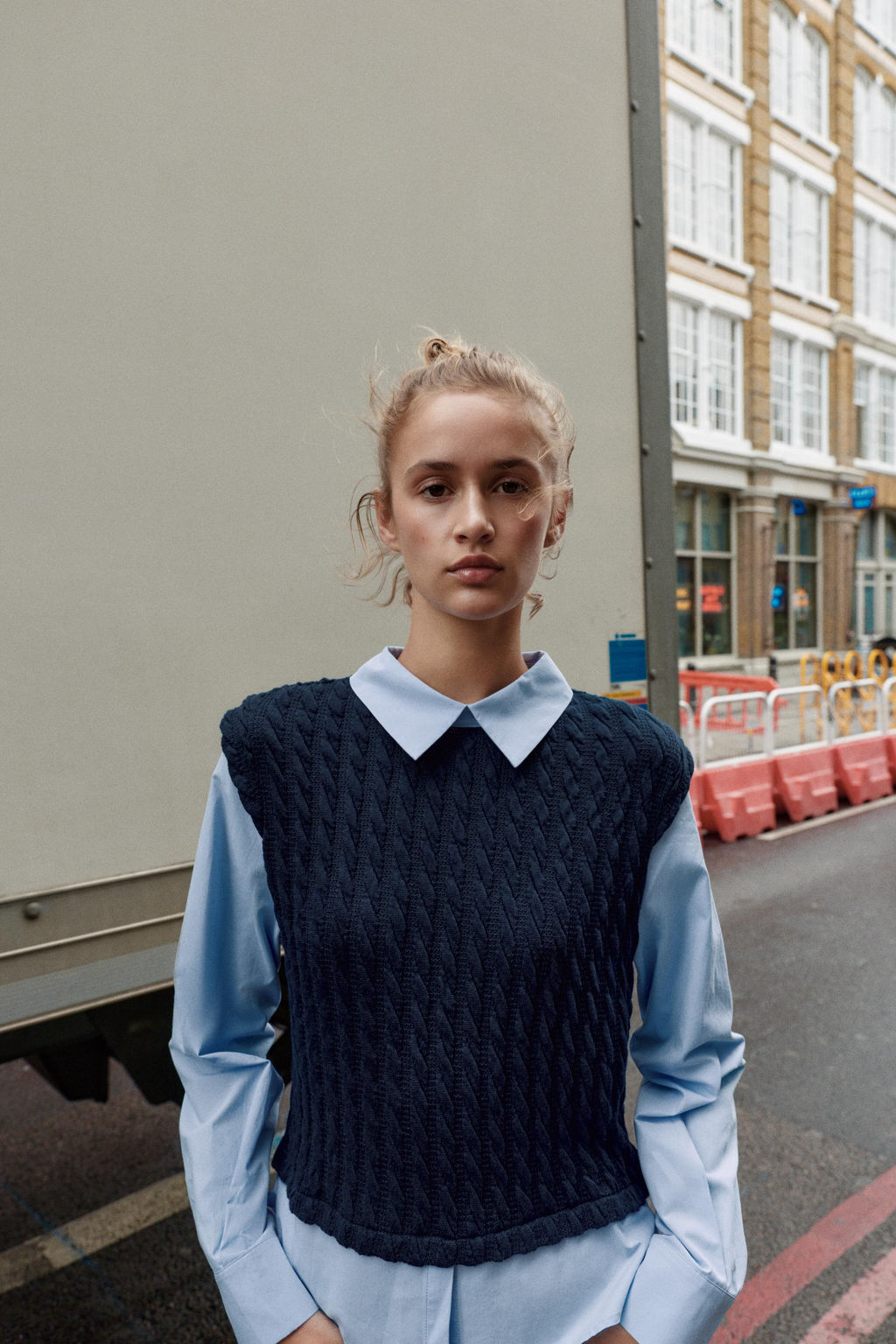 COMBINED POPLIN SHIRT - Zara фото 4