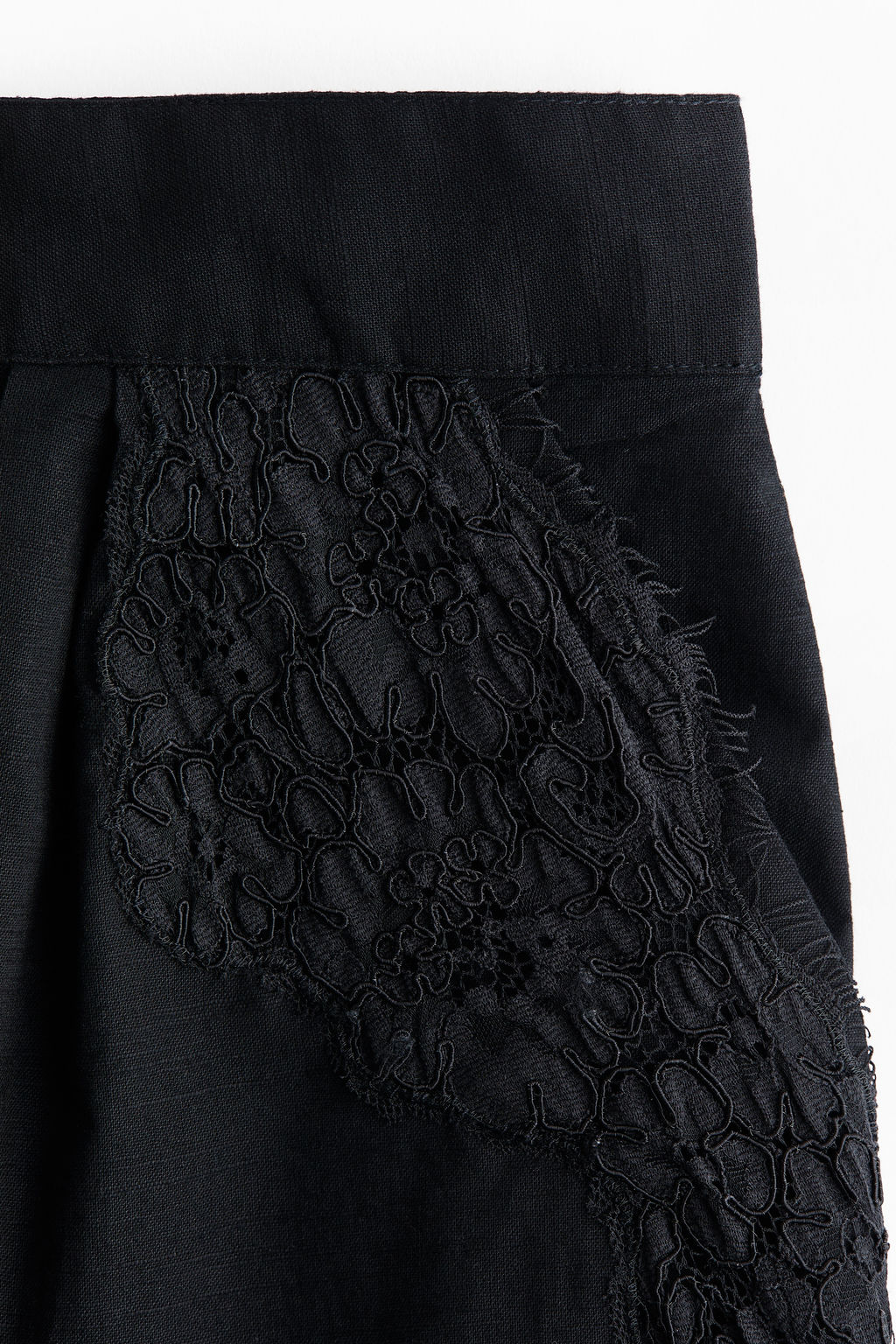 Pantal?n corto con detalles de encaje - H&m фото 5
