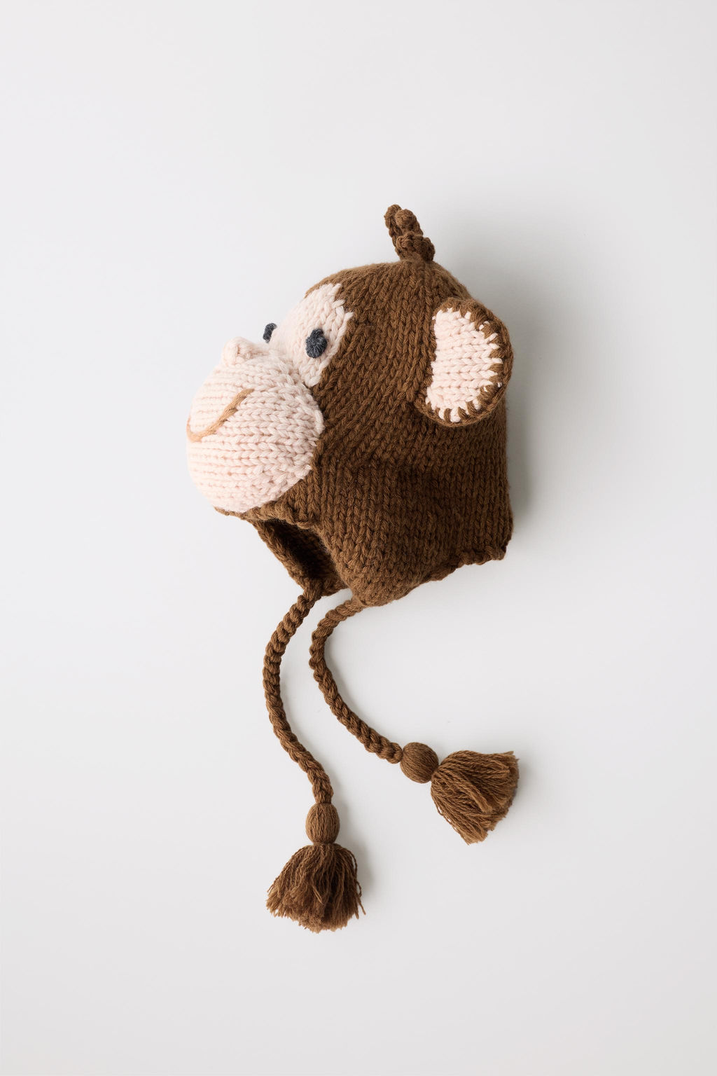 100% WOOL MONKEY HAT LIMITED EDITION - Zara фото 15
