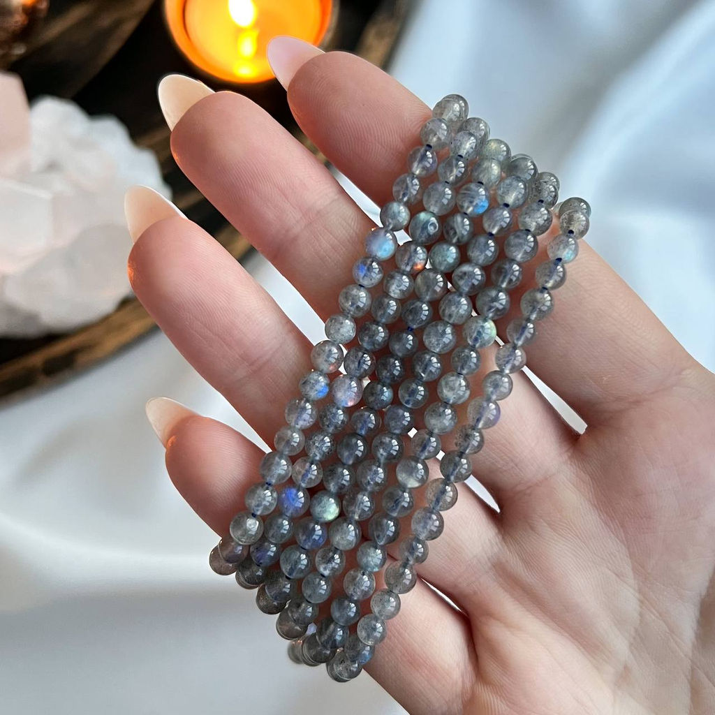 Бусины для украшений из Лабрадора 39 см