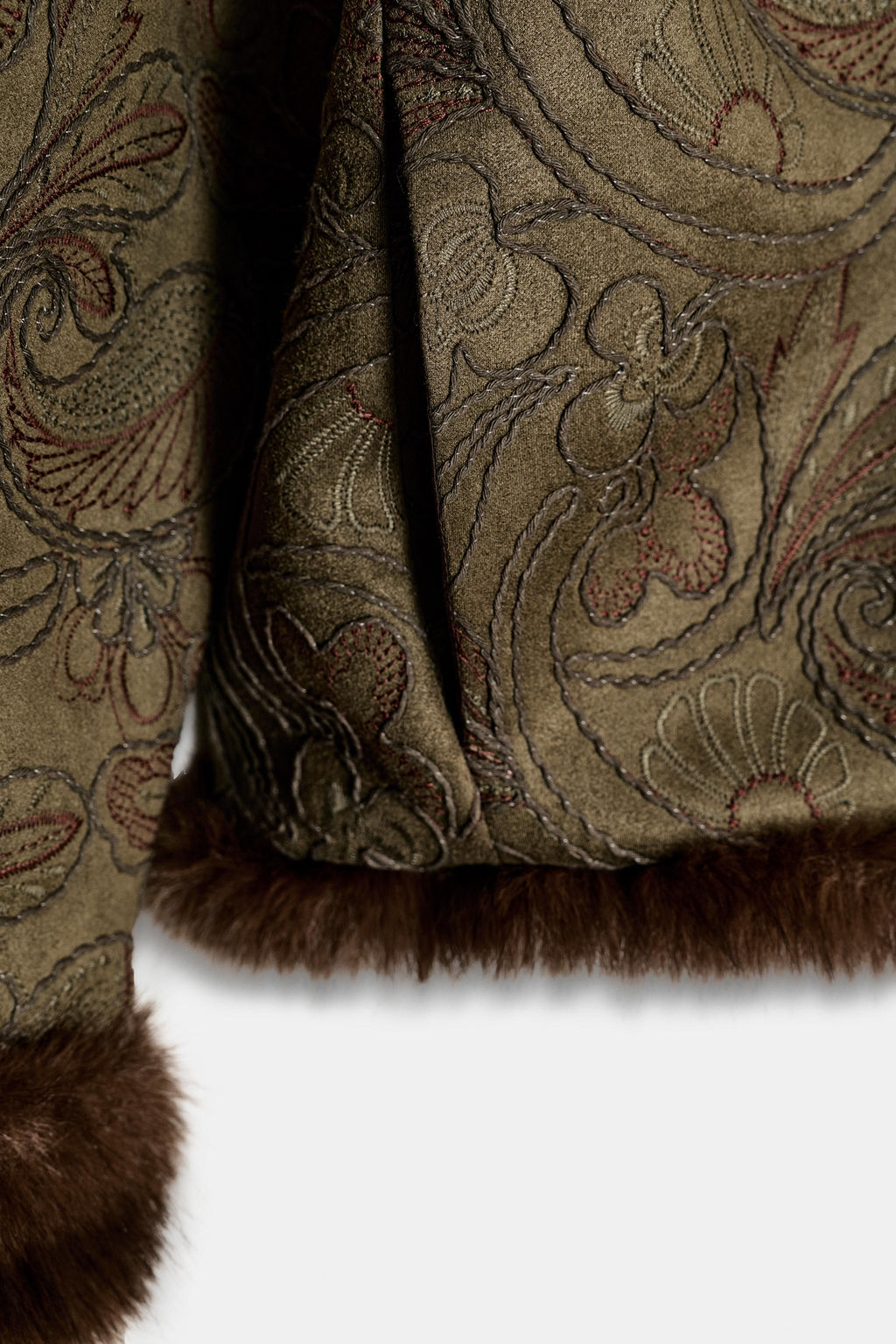 EMBROIDERED DOUBLE-FACED JACKET - Zara фото 10