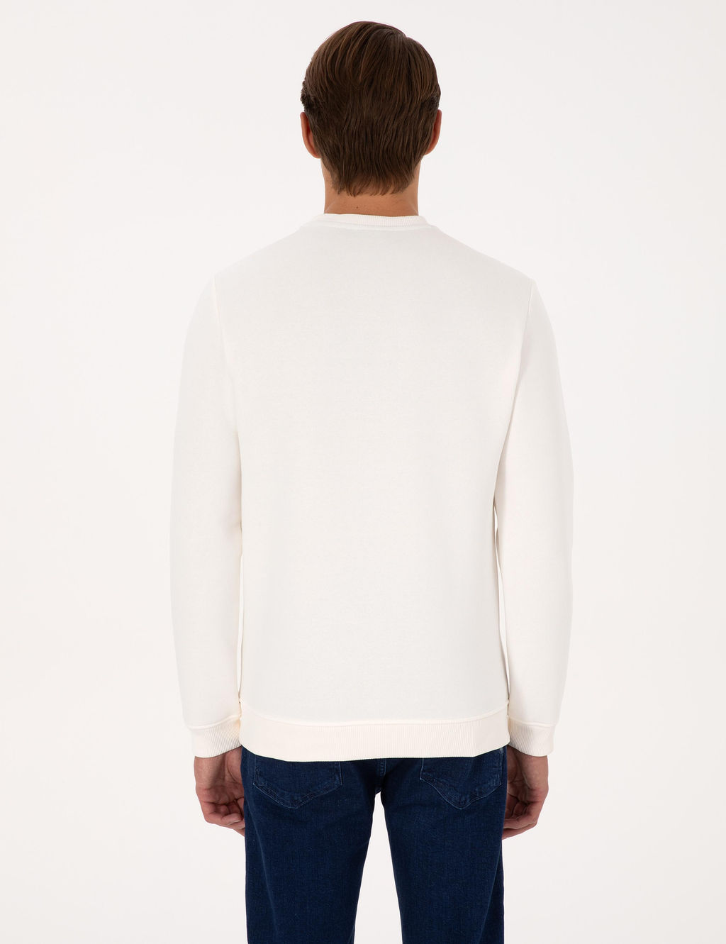 Ekru Regular Fit Sweatshirt - Pierre cardin фото 5