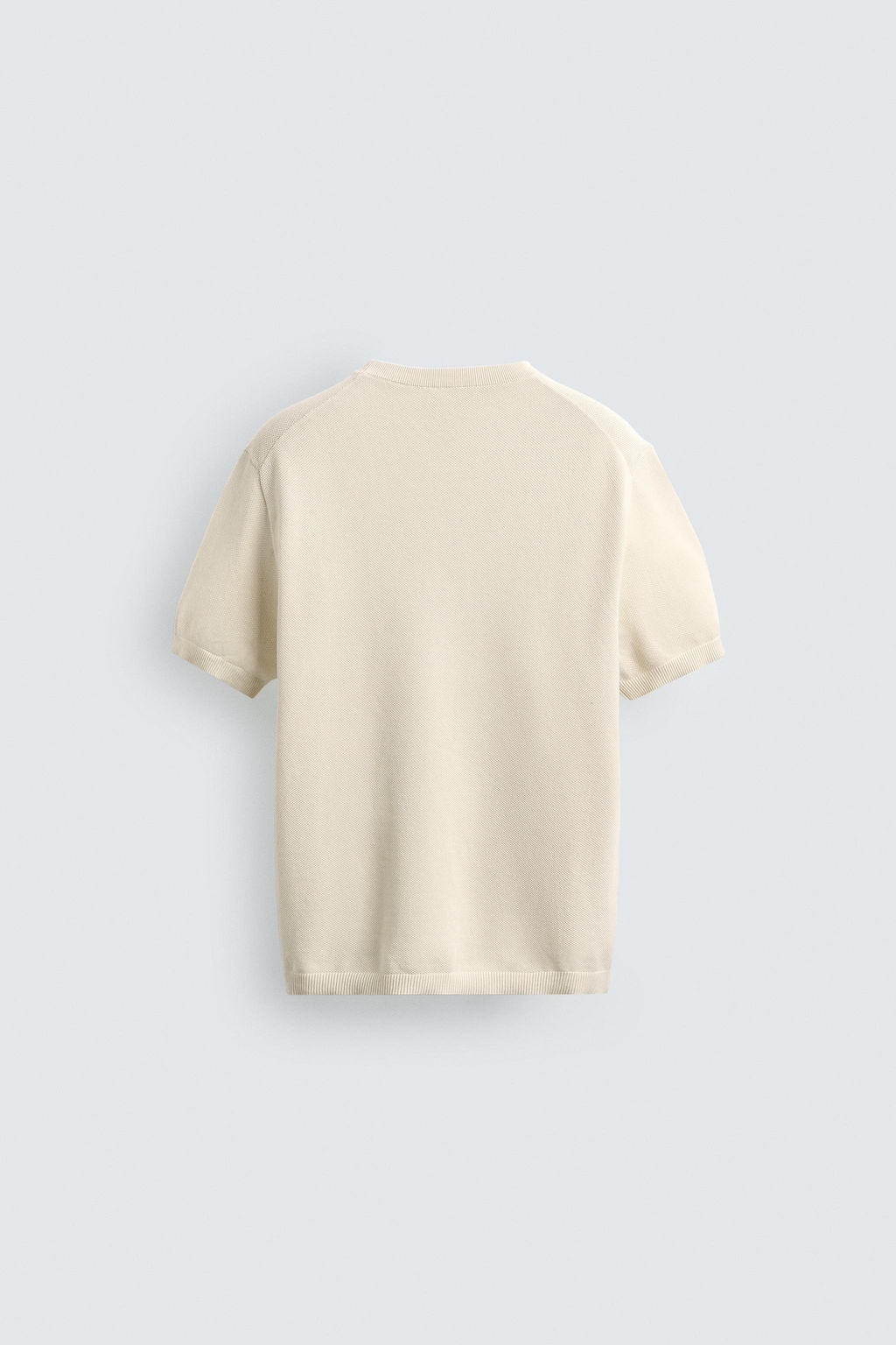 RELAXED FIT KNIT T-SHIRT - Zara фото 14