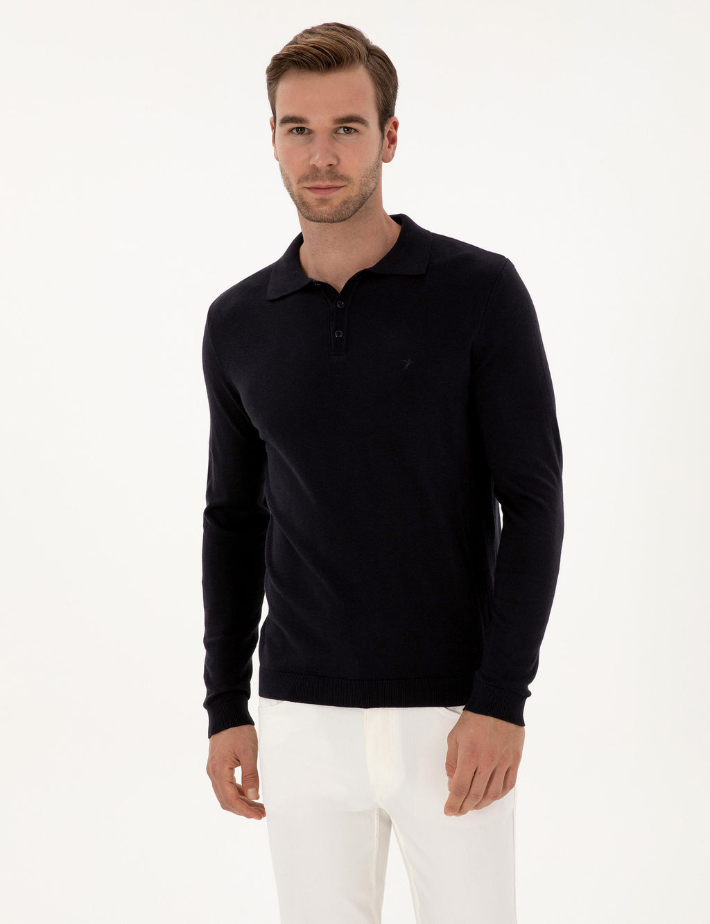 Lacivert Regular Fit Basic Kazak