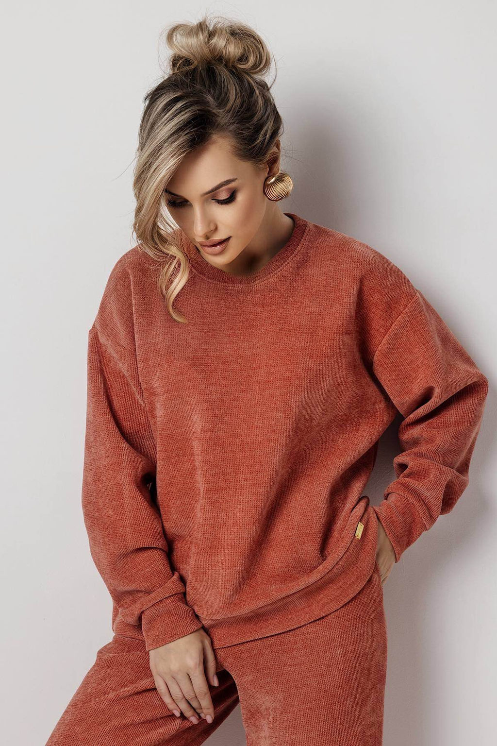 Блузка женская 4465В/03/Терракотовый