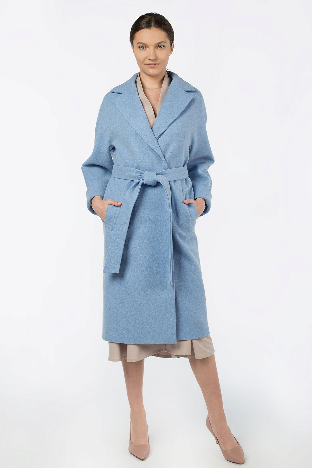 Пальто женское демисезонное Classic Reserve (пояс) - El podio фото 5