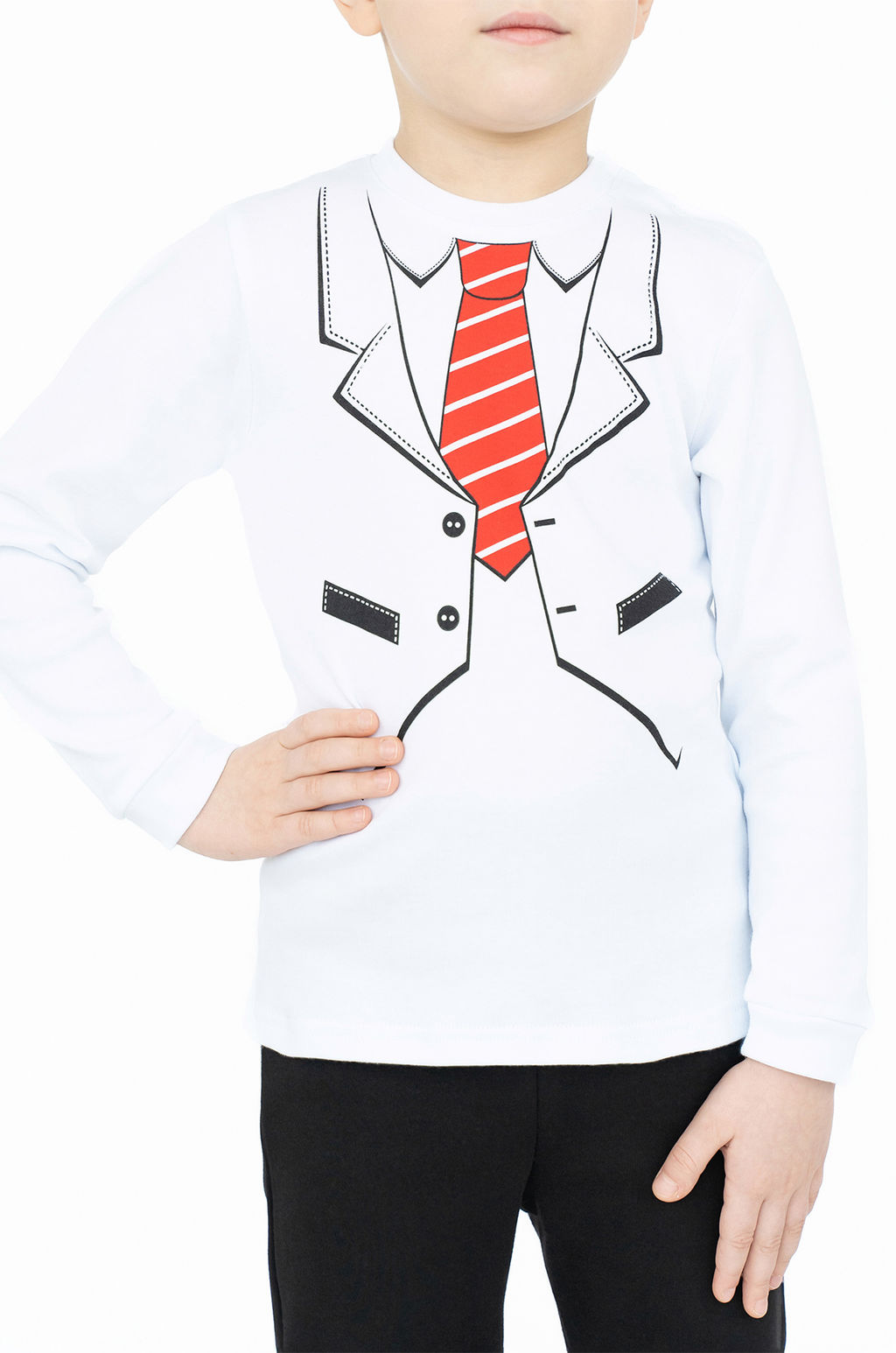 Костюм детский красный галстук