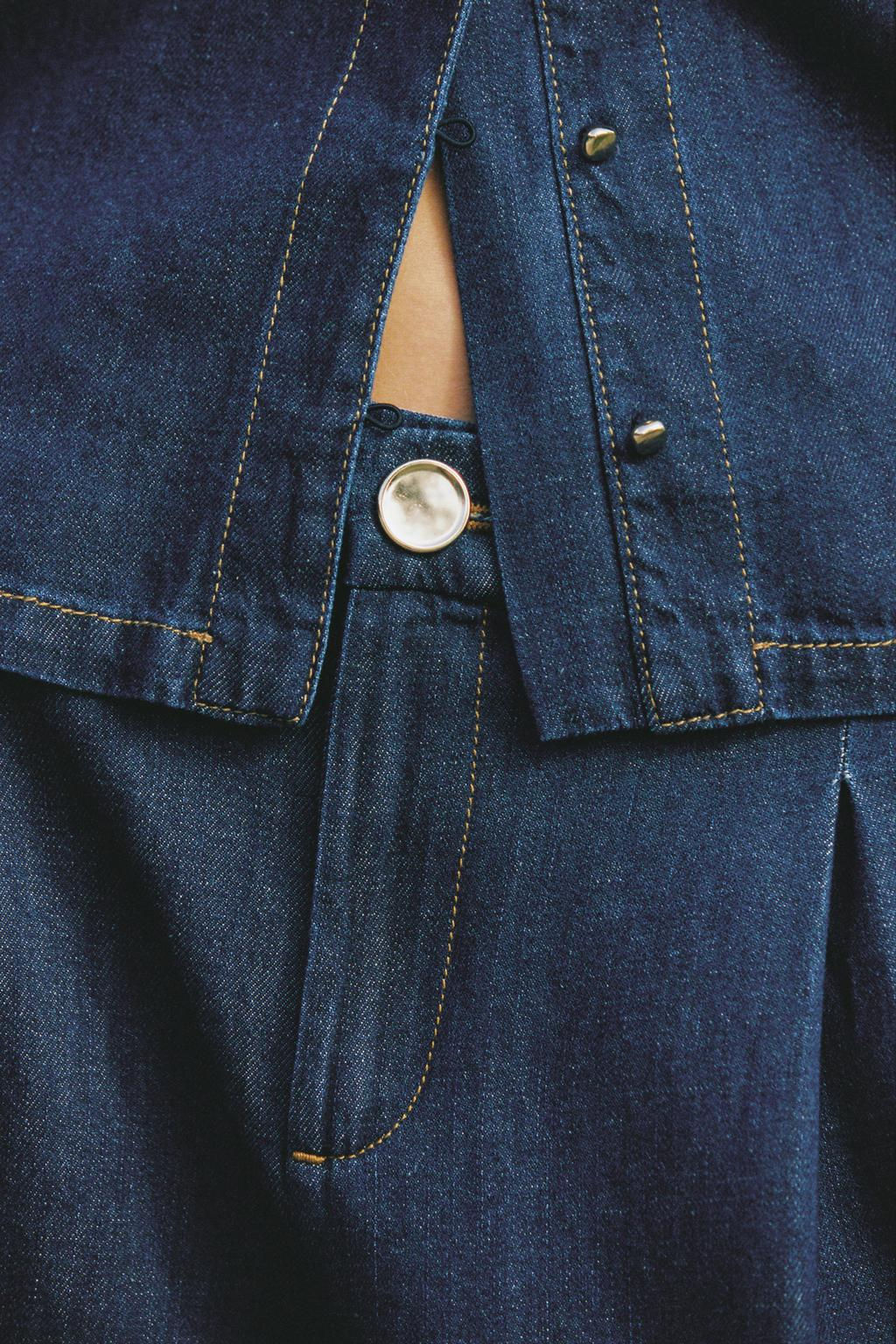 HIGH-WAIST WIDE-LEG TROUSERS WITH DARTS - Zara фото 13