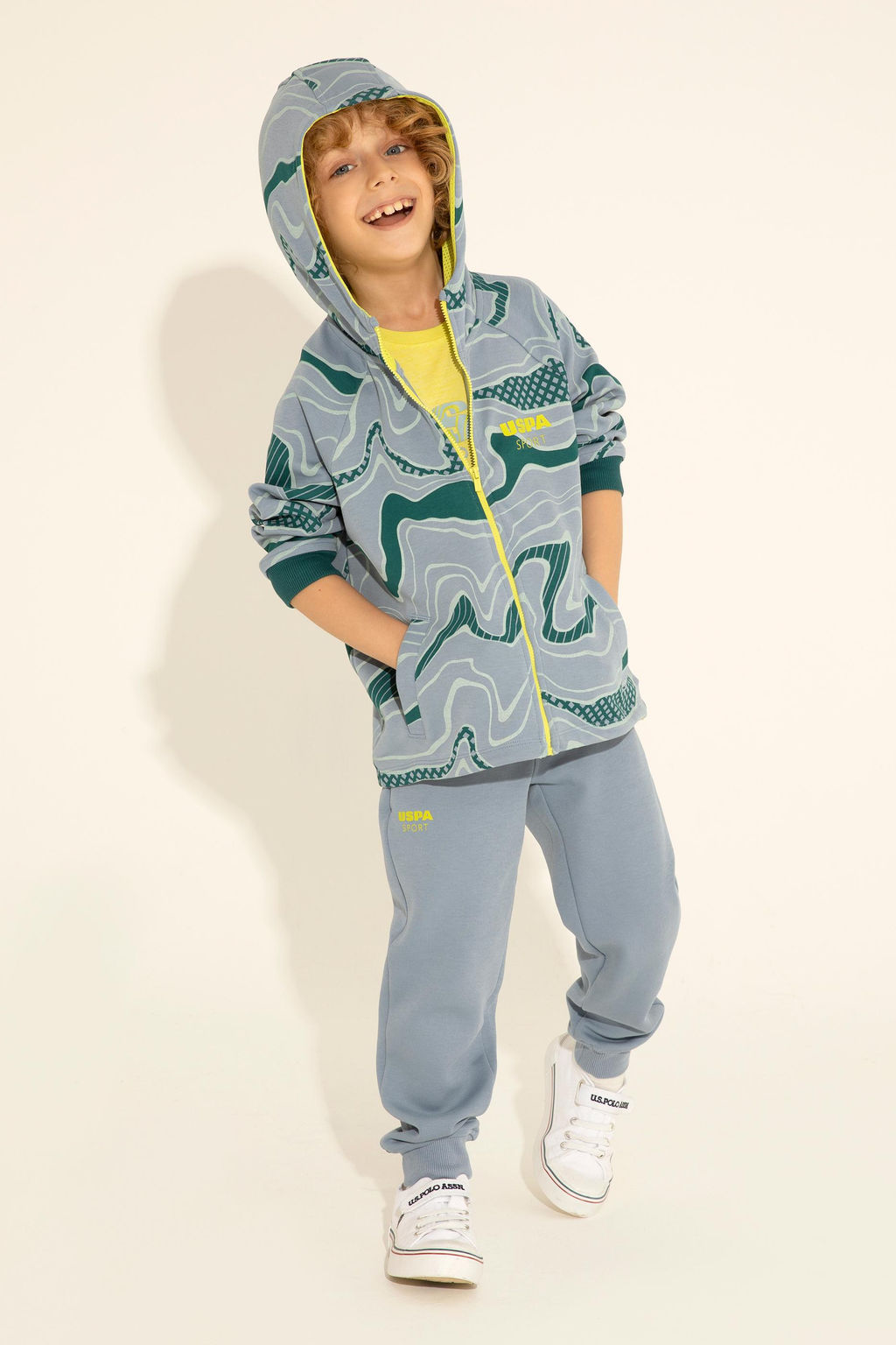 Erkek _ocuk _ndigo Sweatshirt