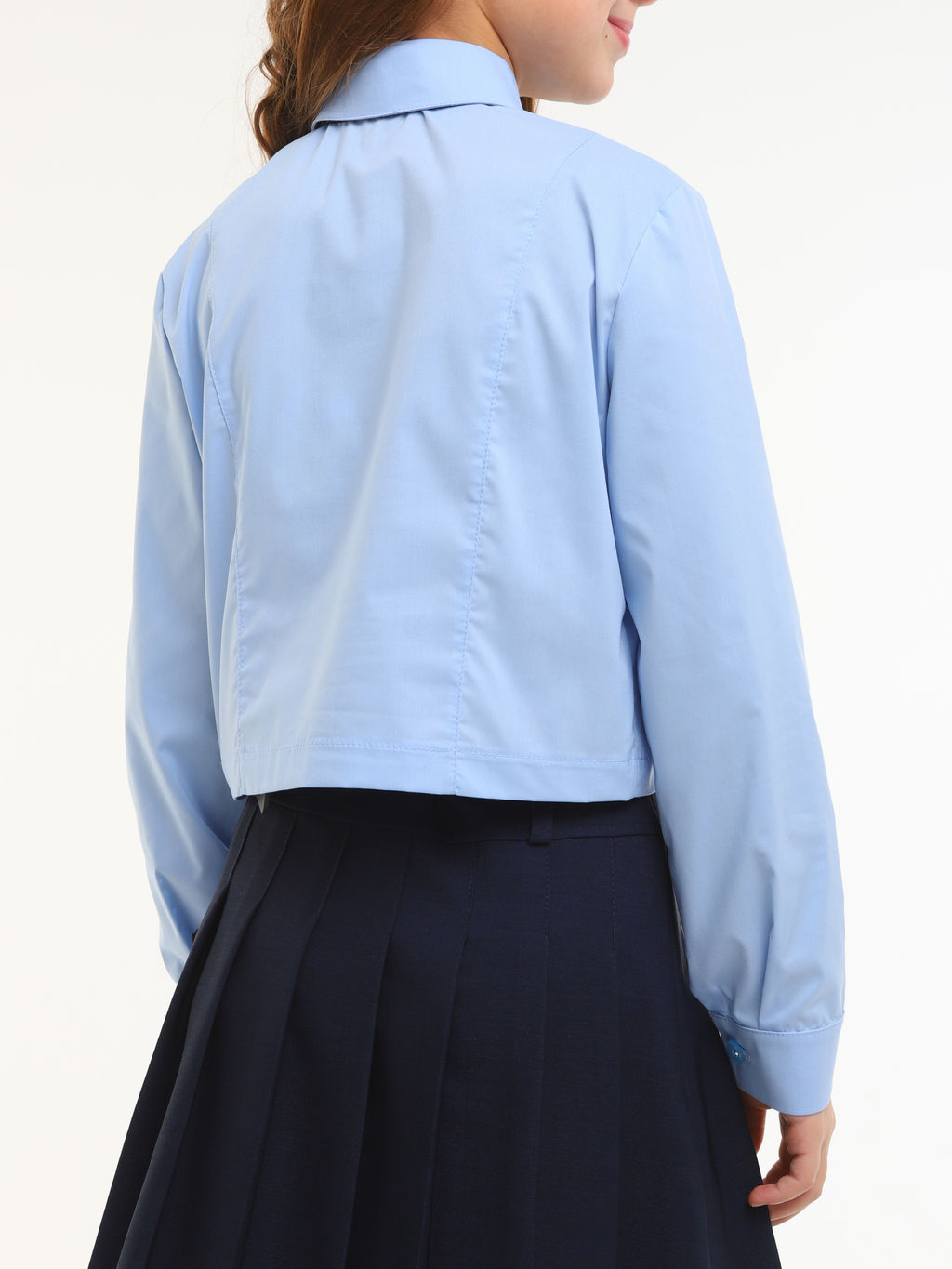 Рубашка для девочек - Синий мир фото 4