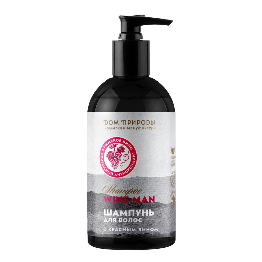 Винный шампунь Wine Man - Мануфактура дом природы фото 2