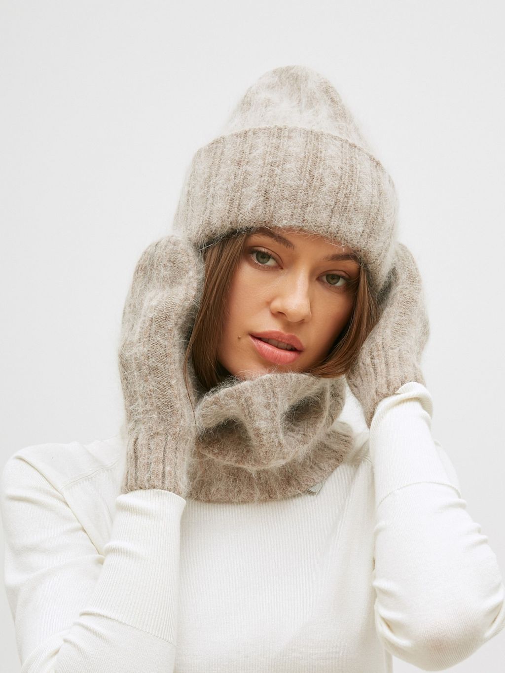 Conso/KC210322 - cappuccino Снуд  фото 2