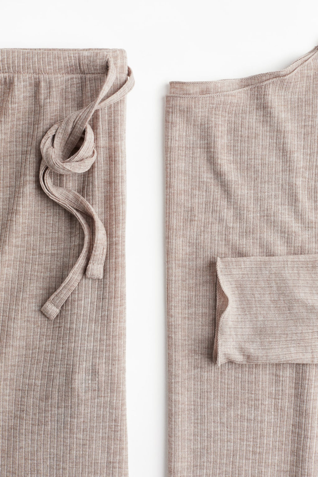 Ribbed pyjamas - H&m фото 6