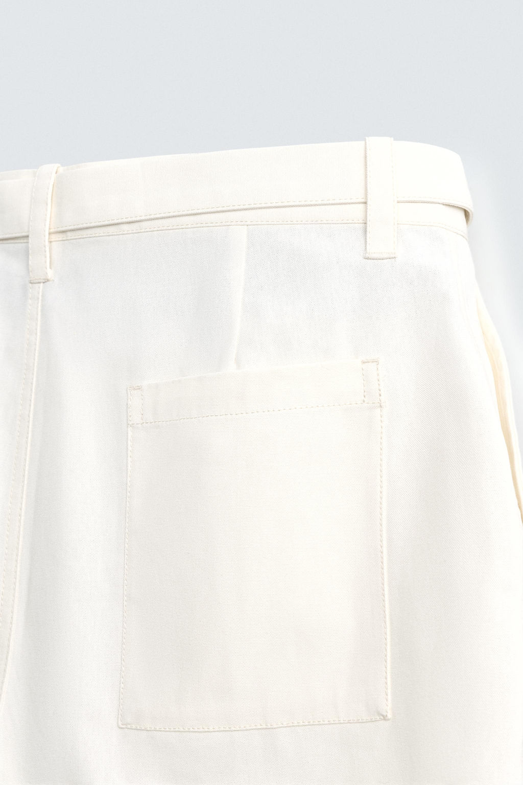 TEXTURED SHORTS WITH BELT - Zara фото 10