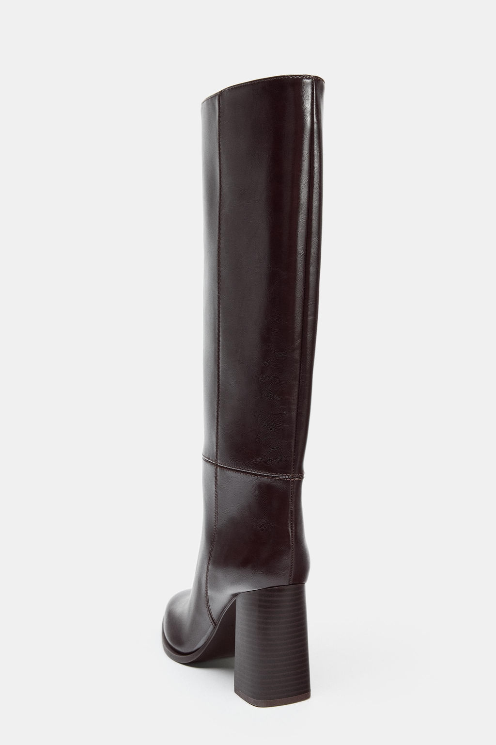 BLOCK HEEL KNEE-HIGH BOOTS - Zara фото 5