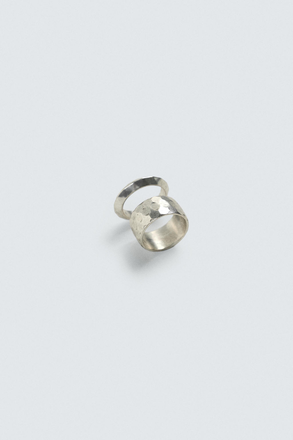 ANILLOS MET?LICOS COMBINADOS PACK 2 / Plata - Zara фото 4