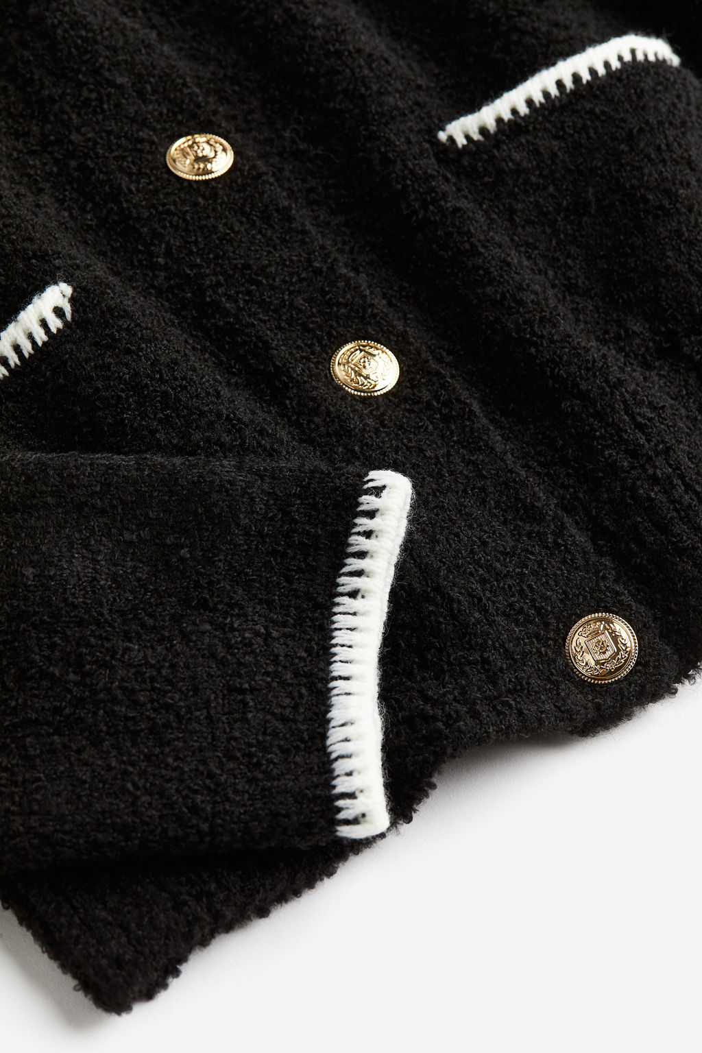 Cardigan en punto texturizado con festones - H&m фото 8