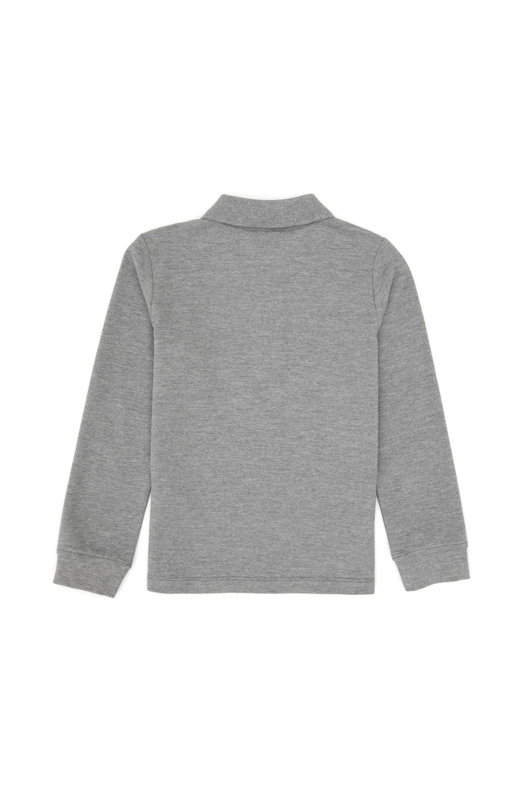 Erkek _ocuk Gri Melanj Basic Polo Yaka Sweatshirt Sepette S_rpriz _ndirim - U.s. polo assn фото 2