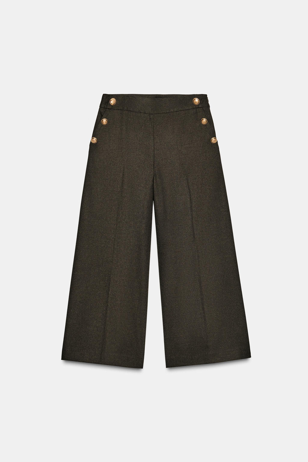 CULOTTE TROUSERS WITH BUTTONS - Zara фото 4