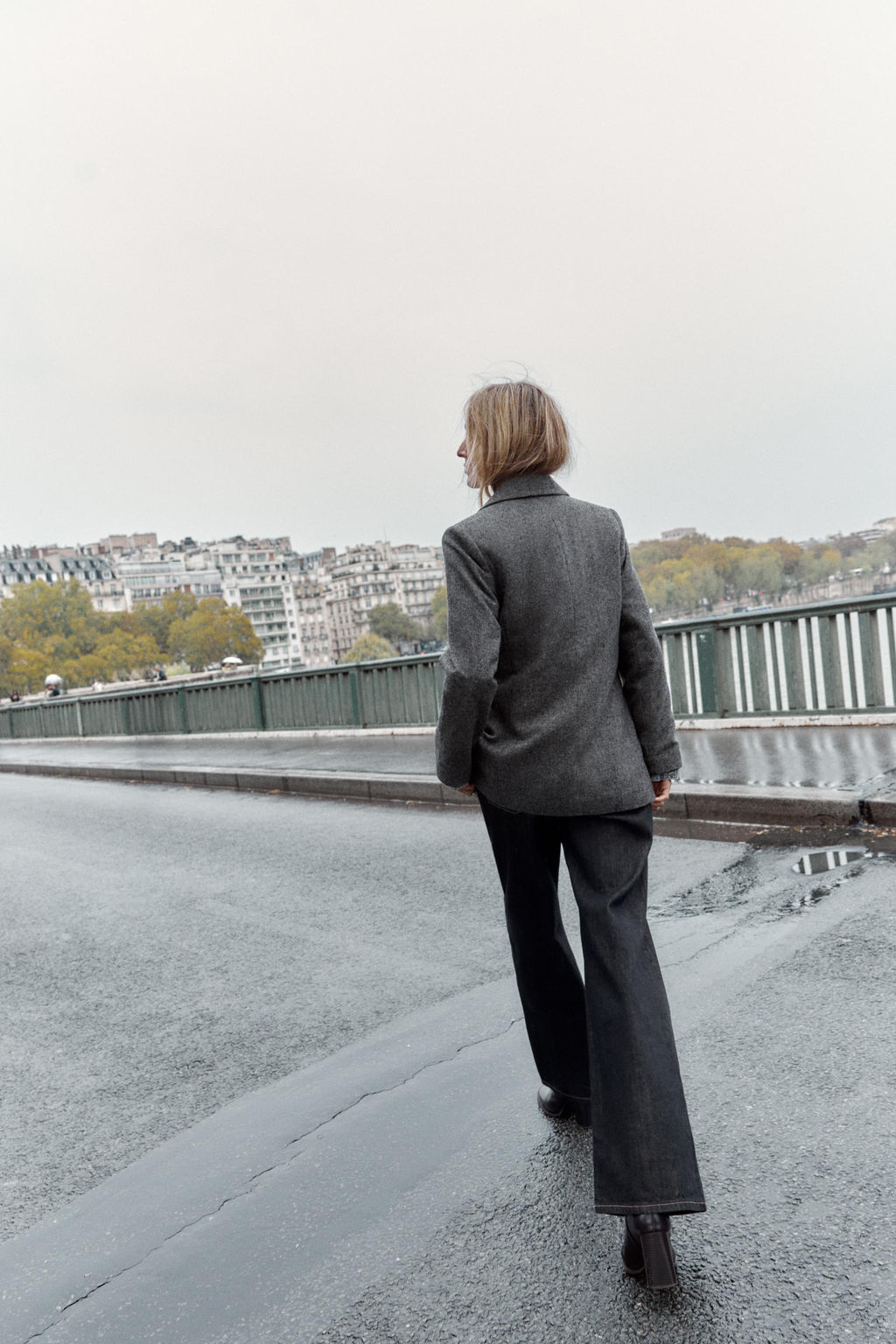 HERRINGBONE WOOL BLAZER - Zara фото 5