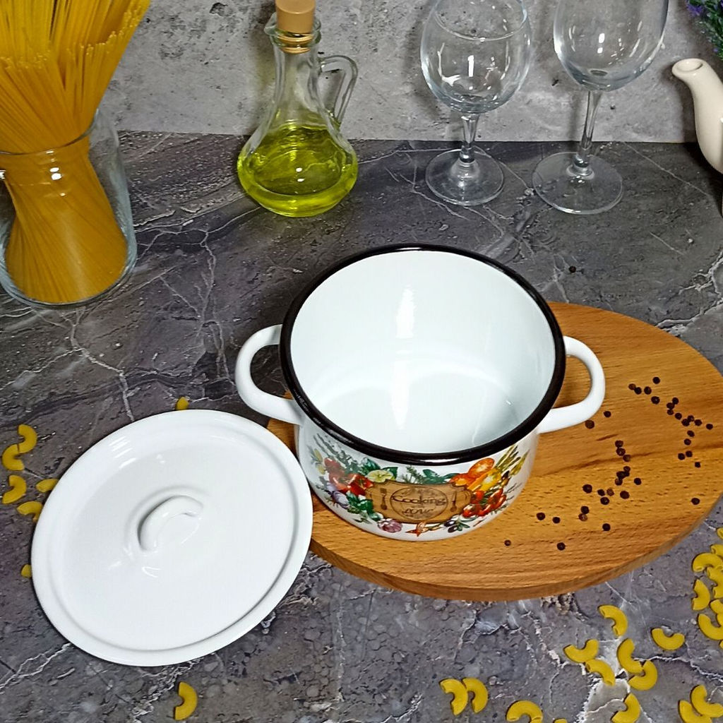 Кастрюля 1,5л 1с15с/1 белосн. Смак