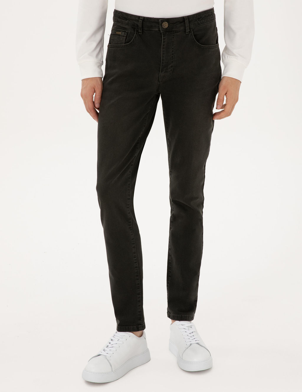 Haki Slim Fit Jean Pantolon - Pierre cardin фото 2