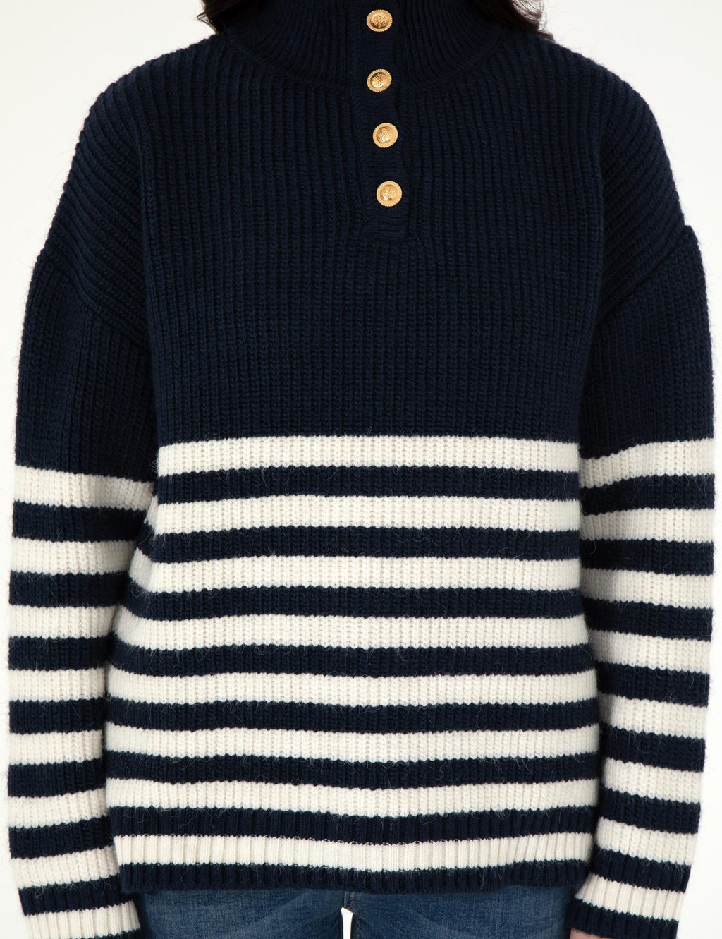 Lacivert Comfort Fit Kazak - Pierre cardin фото 6