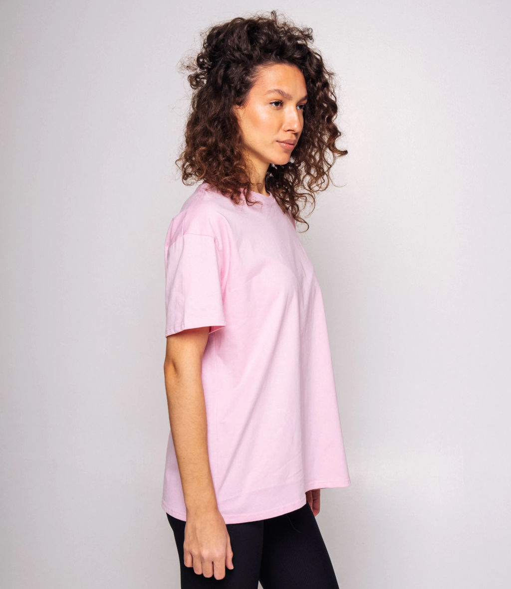 Футболка #КТ555 (1), розовый