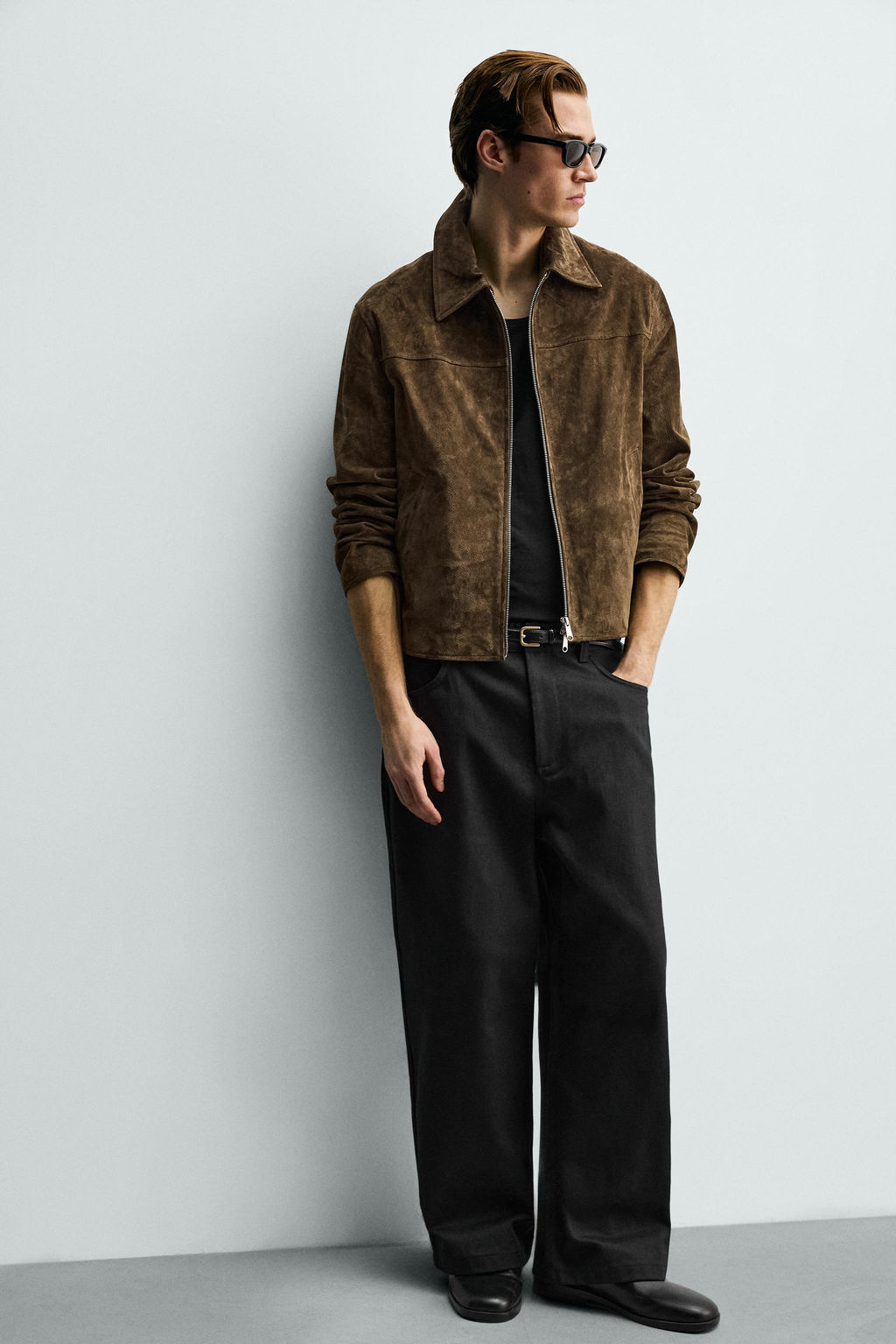 PANTAL?N RELAXED FIT / Negro - Zara фото 6