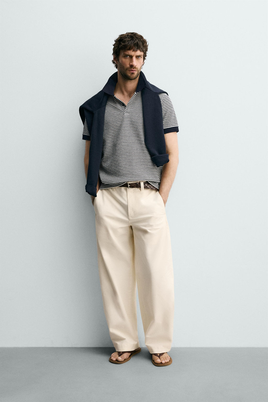 POLO REGULAR FIT ESTRUCTURA RAYAS / rayas