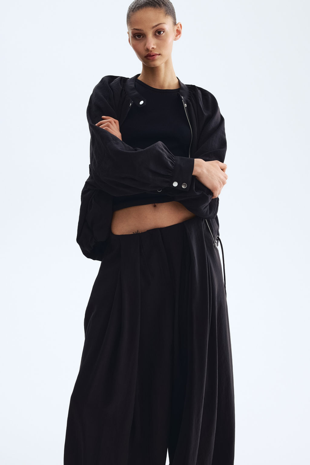 Pantal?n de modal con perneras globo - H&m фото 5