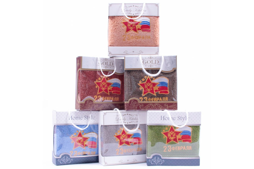 Набор полотенец махровых 23В-854 в коробке Л