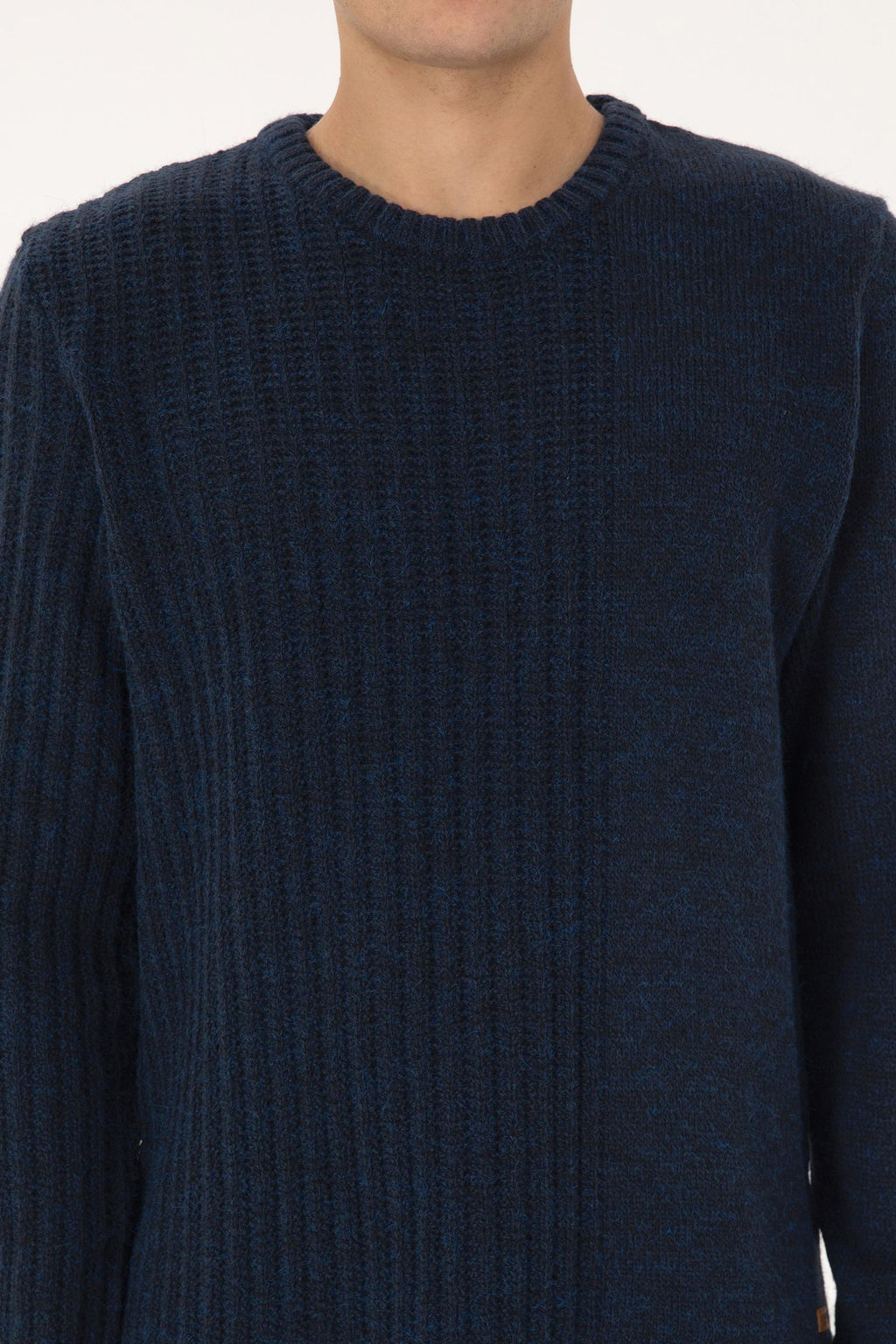 Erkek Comfort Fit Bisiklet Yaka Lacivert Kazak - U.s. polo assn фото 6