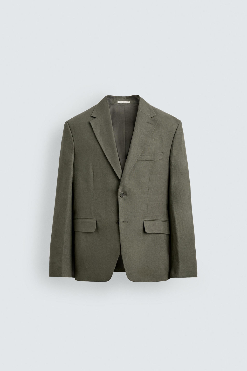 BLAZER TRAJE 100% LINO / Verde claro - Zara фото 7