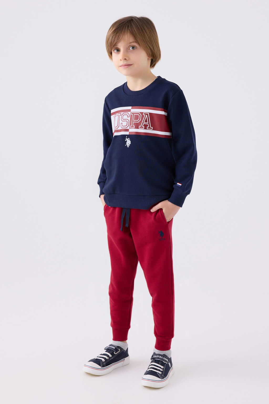 Erkek _ocuk Lacivert Pijama Tak_m_ Sepette S_rpriz _ndirim - U.s. polo assn фото 3