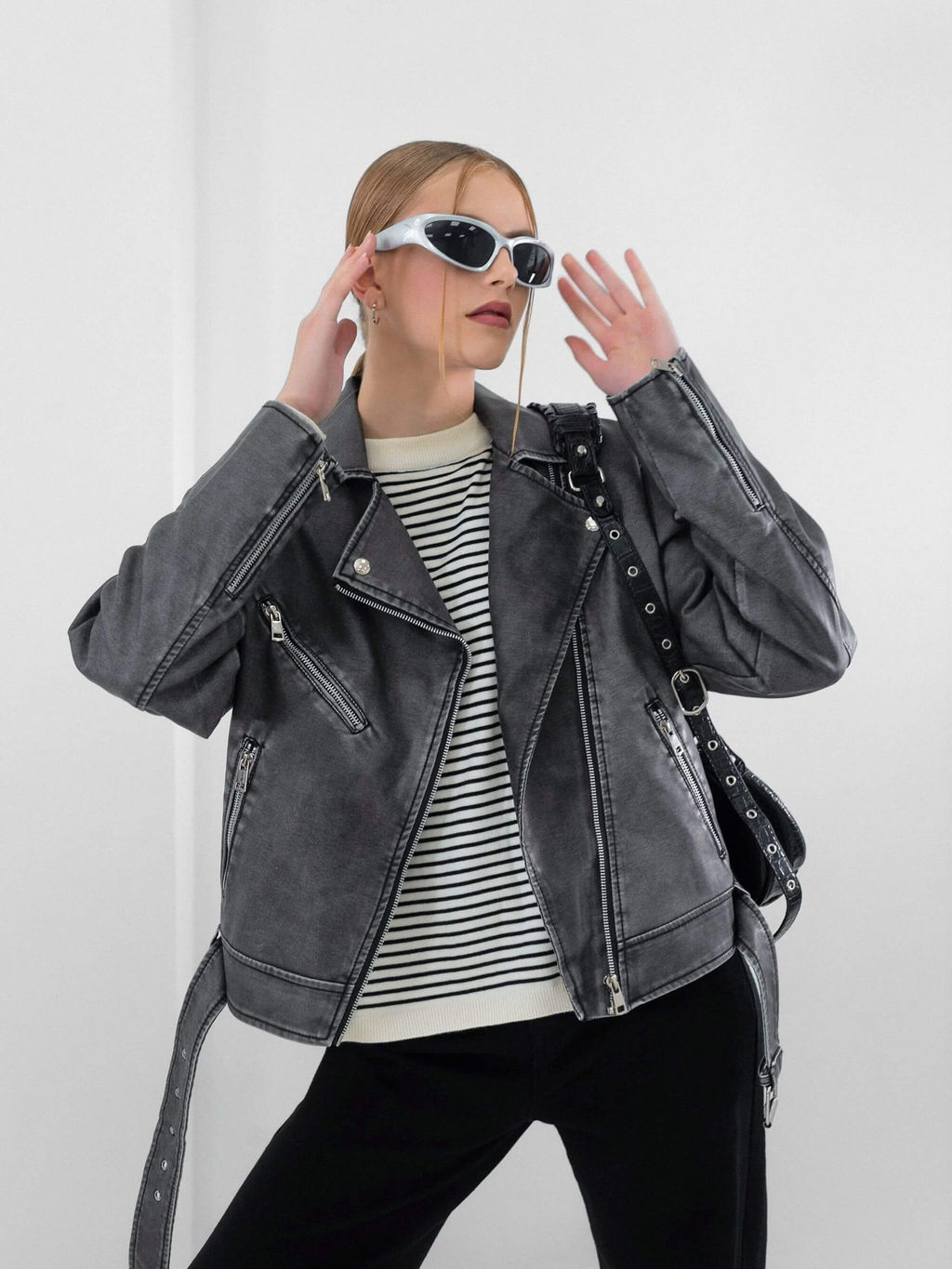 Куртка Кайра (графитовый) - Nadi bordo фото 2