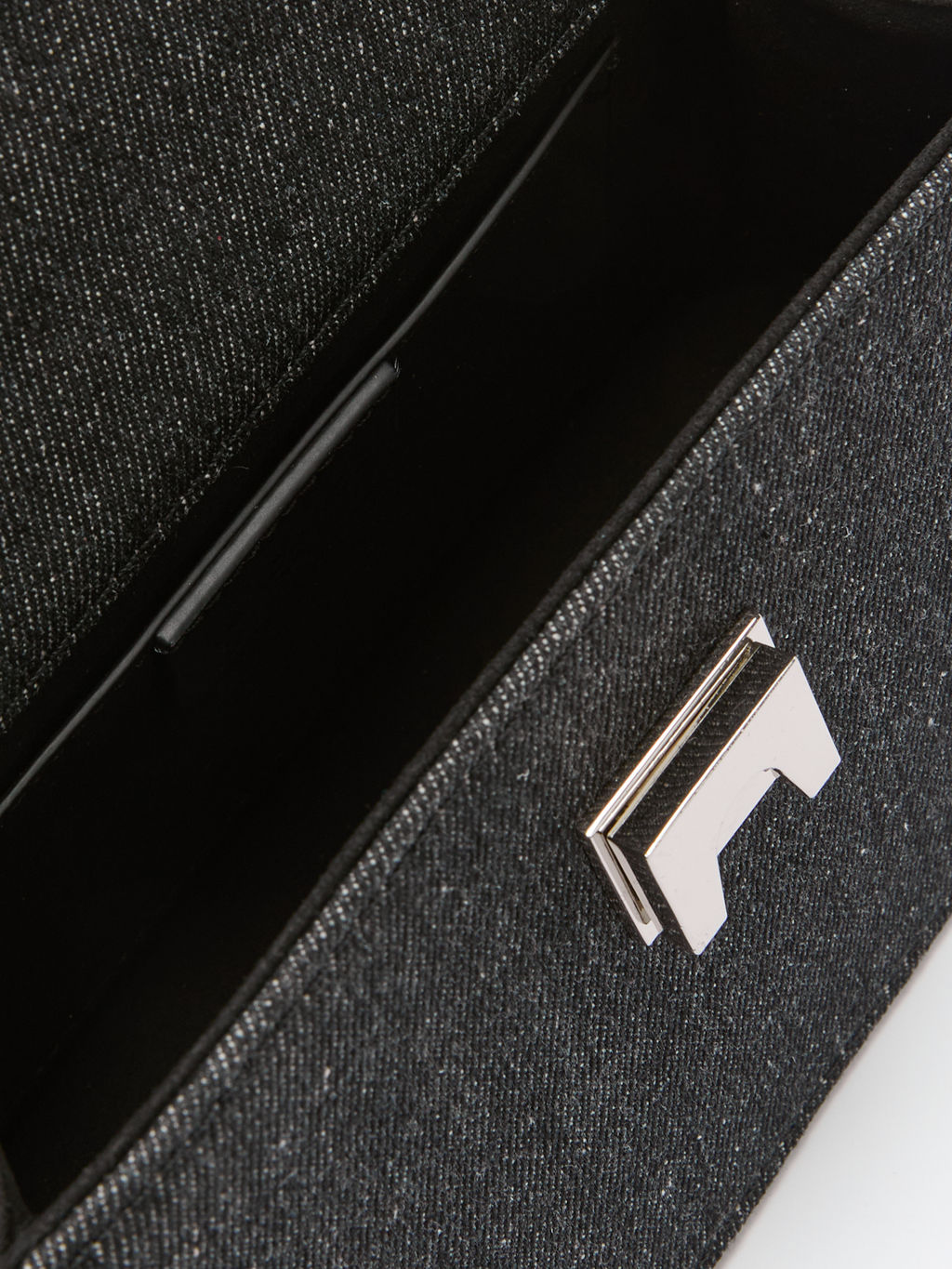 Женская сумка с ручками из денима TENDANCE Артикул 4248260, черный  фото 5