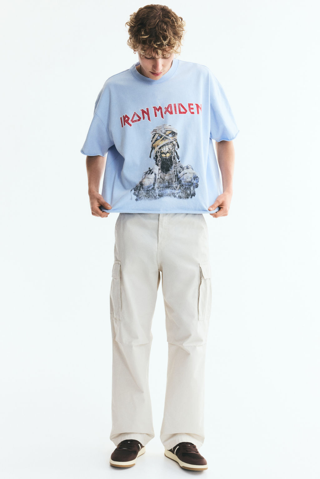 Camiseta estampada de algod?n Oversized Fit - H&m фото 8