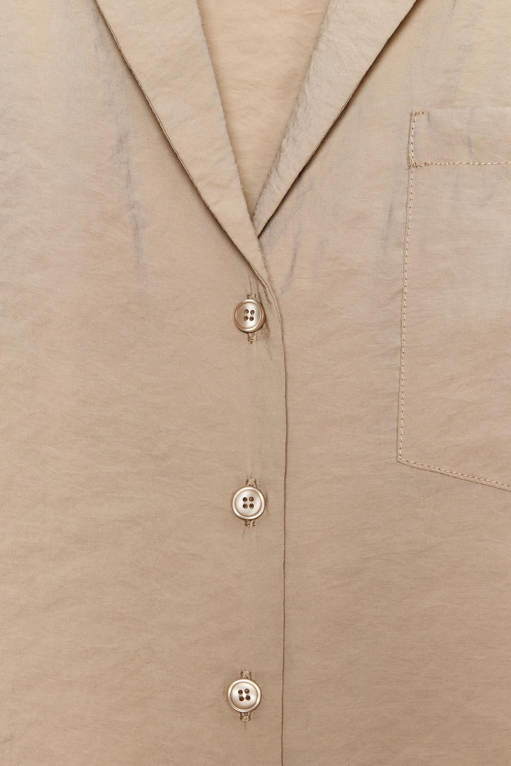 SHORT SLEEVE FLOWING SHIRT - Zara фото 16