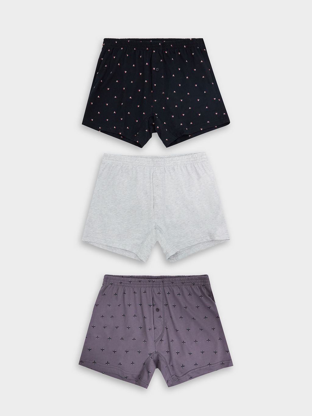 Цена за 2 штуки! Трусы шорты мужские в наборе, 3 шт - Mark formelle фото 5